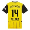 Maillot de Supporter Borussia Dortmund Fullkrug 14 Domicile 2024-25 Pour Homme